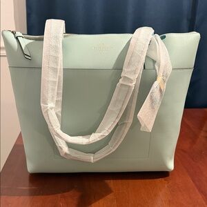 Kate Spade Light Green Tote Bag